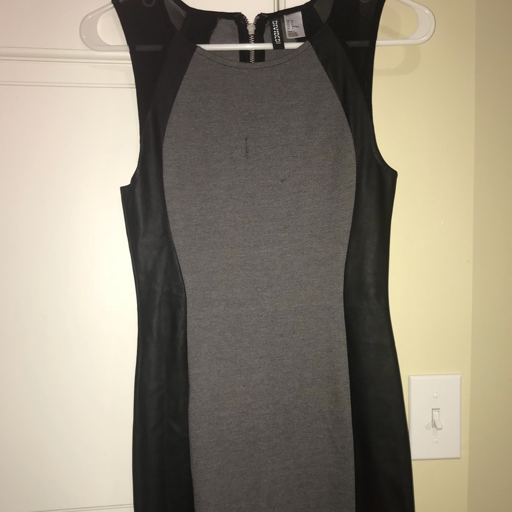 Black and grey dress